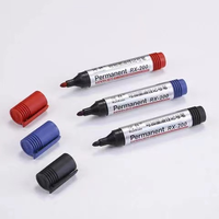Stylo marqueur Permanent personnalisé, stylo marqueur Permanent, écologique, pour les fournitures scolaires et le bureau, 2 pièces