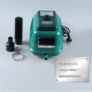 Bomba de aire para <span class=keywords><strong>acuario</strong></span> RESUN LP200, aireador, bombas de ciclo eléctrico Iate de alta presión, diafragma potente, agricultura séptica para estanque de peces - Product Image 3