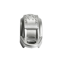 Collier de serrage en acier inoxydable, moulage par investissement au silicagel, surface polie, résistant aux acides, OEM