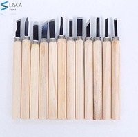 Outils à main multifonctions pour sculpture sur bois, ciseau pour sculpture sur bois, outil de Gouges pour menuisiers, 12 pièces/ensemble