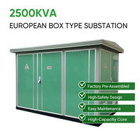 Transformador Fotovoltaico Europeo en Caja, Subestación de 2500Kva Trifásica con Bobina de Triple Enrollamiento