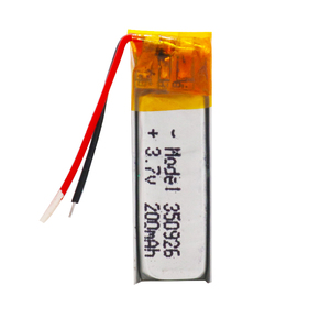 Custom 350926 90mah 200mah 3.7v ליתיום פולימר סוללה ליתיום יון נטענת תאי סוללות Lipo סוללות - Product Image 3
