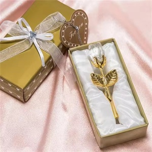 Figurine di fiori di rosa di cristallo artigianale di san valentino bomboniere x '<span class=keywords><strong>amanti</strong></span> di nata' regalo Souvenir decorazione di nozze per la casa - Product Image 6