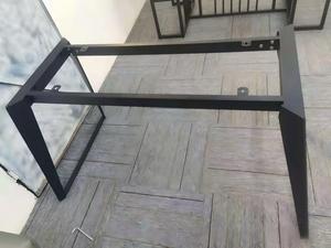 Gambe per Tavolo da Pranzo <span class=keywords><strong>in</strong></span> Lastra di Pietra con Supporti <span class=keywords><strong>in</strong></span> Acciaio Inox, <span class=keywords><strong>Base</strong></span> <span class=keywords><strong>in</strong></span> Ferro Battuto <span class=keywords><strong>in</strong></span> Stile Lusso Leggero, Gambe per Tavolino da Caffè, <span class=keywords><strong>Base</strong></span> per Tavolo - Product Image 1