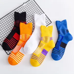 Yili custom baseball socks kids adults sport logo men basketball unisex socks custom knit socks