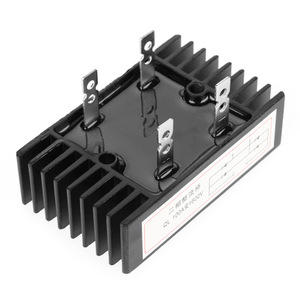 QL 100A 1600V Silicon Bridge <b>Rectifier</b> With Heat Sink For Single Phase Generator - Product Image 1