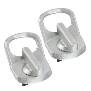 Polaris D Ring Lock Aluminum <b>Silver</b> For Ranger Xpedition 2024 2025 Cargo Carrier <b>Bracket</b> - Product Image 1