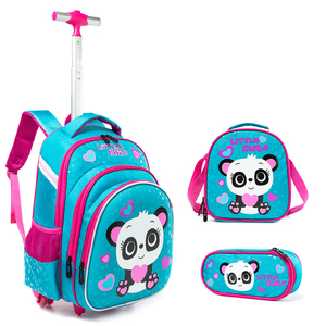 Sac à dos à roulettes <span class=keywords><strong>pour</strong></span> enfant, anti-Stress, dessin animé, valise à roulettes, nouvelle tendance 2021 - Product Image 2