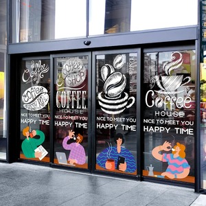 Tùy chỉnh kinh doanh dán cửa sổ cho các cửa hàng không thấm nước, tĩnh bám, vinyl, rõ ràng kính dán cửa sổ cho kính cửa hàng - Product Image 2