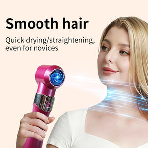 Ulelay 240V European International Travel Size Mini Hair Dryer Brush Set 9 en 1 Professional Ionic Tools <span class=keywords><strong>Kit</strong></span> White - Product Image 6