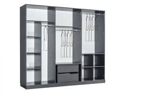 Ensemble de Chambre de Luxe Berlin Dernier Modèle Lit King/Queen Éclairé Armoire à Miroir Design Turc pour Appartement Hôtel Fabriqué en Bois - Product Image 4