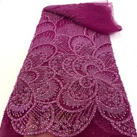 Voile Suisse Écologique en Dentelle Française pour Robes de Soirée, Vêtements, Chaussures, Sacs, Tissus de Mariage et d'Intérieur