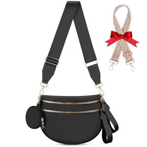 Fabrika özel Fanny paketi damalı baskı naylon bel çantası seyahat göğüs çanta moda kadınlar için Crossbody çanta - Product Image 1