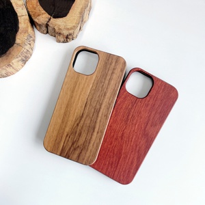 Hot Style Holz Handy hülle für iPhone 14 mit seitlichen Design hülle für iPhone 16 11 13 Pro Max benutzer definierte Gravur Design Holz natürlich - Product Image 2