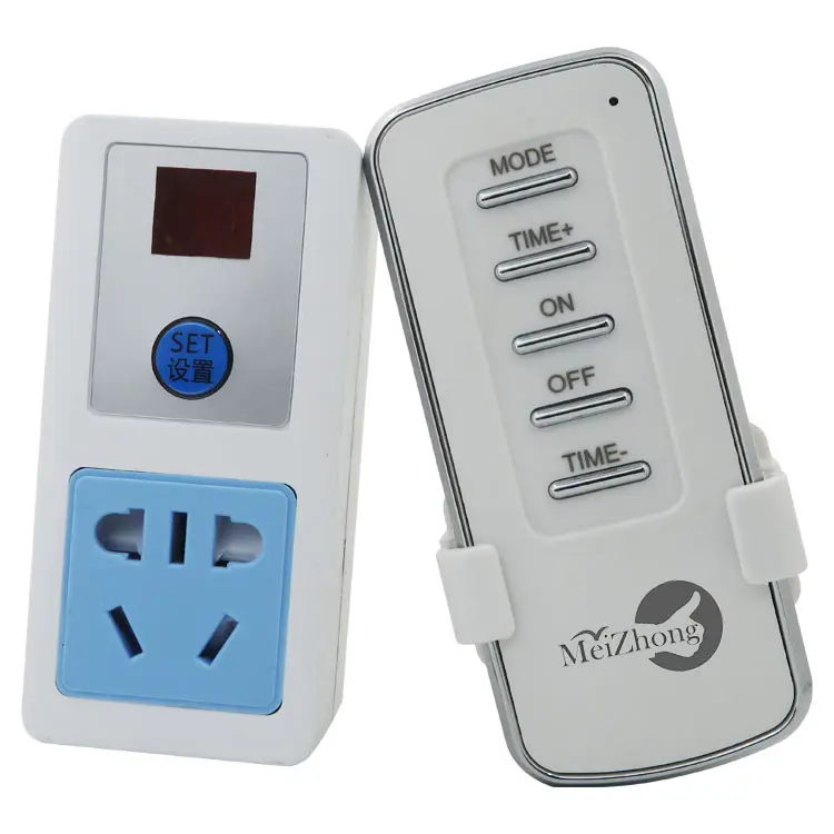 Remote control socket intelligent timing wireless delay remote control switch wiring free household power 90V-220V controller