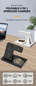 Nuevo Soporte de Carga Portátil de 15W, <span class=keywords><strong>Cargador</strong></span> Inalámbrico Plegable 3 en 1 Multifuncional Universal para iPhone, <span class=keywords><strong>Samsung</strong></span> y Auriculares - Product Image 3