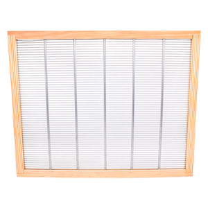 GREENVIVE Herramienta Apícola de Acero Inoxidable para Colmenas, Excluidor de Reinas con Borde de Madera, Modelo QE006-S - Product Image 4