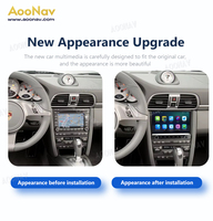 Autoradio 9.0 pouces pour Porsche Cayenne 911 Boxster 997 2009-2012 écran stéréo tactile GPS Navigation Carplay lecteur multimédia