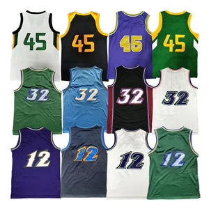 Paling Populer kaus basket Amerika berkualitas tinggi pakaian basket seragam rajutan pakaian olahraga Jersey basket - Product Image 3