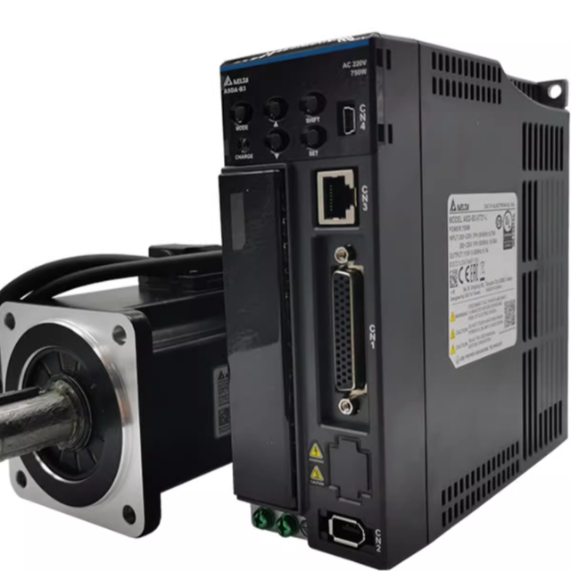 Delta 400W Power Factor Controllers ECM-B3M-C20604RS1 Servo Motor with ASD-B3-0121-L Driver Enhanced Efficiency Performance
