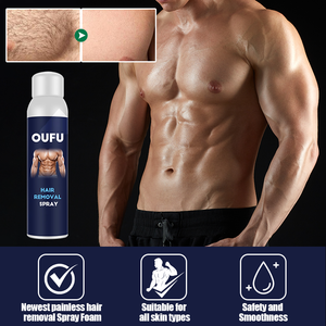 Spray d'épilation pour hommes, marque privée, épilation indolore aux extraits de plantes pour tous les types de peau - Product Image 2