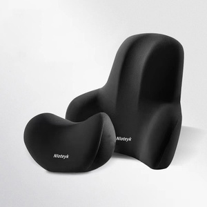 Coussin de siège de voiture de luxe en mousse à mémoire de forme, style professionnel, avec appui-tête, oreiller cervical et soutien lombaire, ventilation, fermeté moyenne - Product Image 1