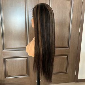 วิกผมแท้สีน้ำตาลเข้มสำหรับเล่นเปียโน - Product Image 5