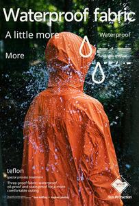 Vêtements de sport d'extérieur unisexes à capuche, protection solaire, technologie triple protection, légers pour le printemps/été, nouveauté 26 - Product Image 3