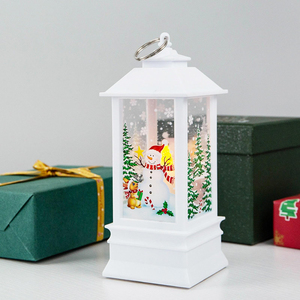 Lanterne à vent vintage LED pour Noël, décorations suspendues pour la maison, décorations pour l'arbre de Noël, cadeaux de Noël - Product Image 2