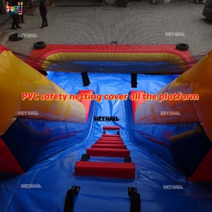 Toboggan gonflable commercial double piste en PVC de haute qualité <span class=keywords><strong>avec</strong></span> <span class=keywords><strong>piscine</strong></span> aquatique pour la <span class=keywords><strong>location</strong></span>, impression de logo, prix de gros Chine - Product Image 6