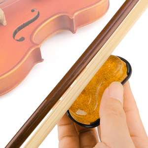 Boîte en <span class=keywords><strong>bois</strong></span> en forme de violon emballée colophane de violon professionnelle les accessoires d'instruments à cordes de colophane à faible poussière d'origine - Product Image 5