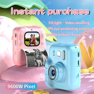 Cámara de Impresión Instantánea para Niños, Regalo de Cumpleaños para Niñas y Niños, Pantalla de 2.4 Pulgadas, Fotografía HD, Material ABS, Función de Grabación - Product Image 2