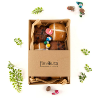 Boîte à petits pains croisés de qualité alimentaire avec logo personnalisé avec fenêtre Boîtes d'emballage en papier pour gâteau biscuit pain pâtisserie beignet