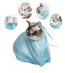 애완 동물 제품 뜨거운 판매 고양이 목욕 가방 개 청소 샤워 가방 고양이 미용 세트 가방