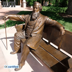 Personalizar la figura <span class=keywords><strong>de</strong></span> bronce fundido Estatua del gobernador George W.P. <span class=keywords><strong>Caza</strong></span> para decoración <span class=keywords><strong>de</strong></span> parques - Product Image 1