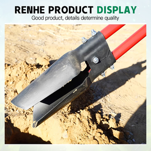नए डिजाइन हीव ड्यूटी खुदाई उपकरण स्टील स्पैड गार्डन ट्रांसप्लाटर पोस्ट होल डिगर हैंडल के साथ हैंडल - Product Image 4