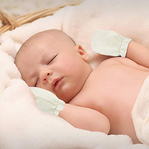 Guantes personalizados <span class=keywords><strong>antiarañazos</strong></span> para bebés recién nacidos, guantes de algodón para niños pequeños, Invierno para bebés de 8 meses - Product Image 5