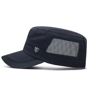 Quick Dry <b>Flat</b> Cap Breathable Mesh Sun Protection <b>Hat</b> For Men Outdoor Summer Casual Fashion - Product Image 2