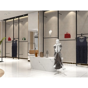 Nuevo concepto comercial centro comercial tienda de muebles pantalla prenda ropa tienda escaparate - Product Image 1