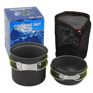 Wholesale 2024 New Portable <b>Camping</b> Cookware Set Outdoor Pot Nature Hike Picnic Cooking - Product Image 5
