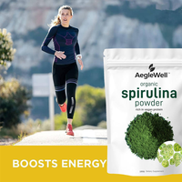 Aeglewell Faible MOQ Vente Chaude OEM Certifié Extrait de Spiruline, Poudre de Spiruline, Spiruline