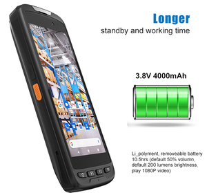 Giá Nhà Máy Giá Rẻ Cầm Tay Công Nghiệp Rugged Điện Thoại 4 Gam RAM 64 Gam ROM Thu Thập Dữ Liệu Scanner Android <span class=keywords><strong>PDA</strong></span> - Product Image 5