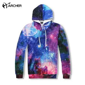 Custom 3d Printed Hoodie Oversize Pullover Unisex blank anime sweatshirts Polyester sublimation hoodie for men