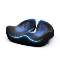 Coussin de siège de bureau ergonomique en mousse à mémoire de forme à rebond lent, soutien lombaire et coccyx, personnalisé en usine, en stock, livraison directe