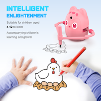 Robot de dessin intelligent pour enfants, machine de dessin éducative interactive vocale, jouets d'apprentissage de la peinture Montessori, caméra rechargeable