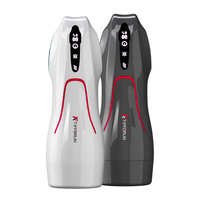 Masturbateur masculin puissant à vibration et aspiration, sélection de voix, étanche et écran LCD, jouet sexuel pour adultes