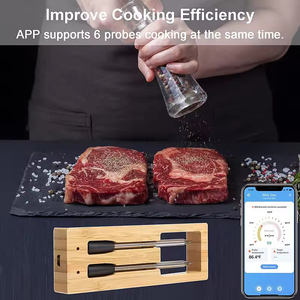 Nuevo Diseño, Sonda Individual Inteligente con Bluetooth, Termómetro Digital para Carne y Barbacoa, Aplicación IOS, Lectura Instantánea, Resistente al Agua IP68, Alcance de 50 m, Acero Inoxidable - Product Image 6
