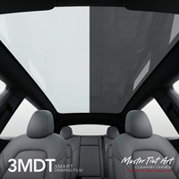 Película Eléctrica de Tinte de Lujo Astrace 3MDT MT35 para Ventanas y Techos de Coche Tesla, 10mil, Negra, Rechazo UV 0.99, IR 60%