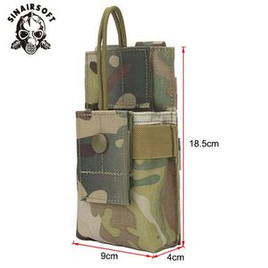 Tactical MOLLE Radio Holder <b>Walkie</b> <b>Talkie</b> Pouch Open Top Waist Belt Bag Mag Pack - Product Image 2