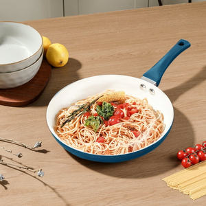 Sartén de aluminio y cerámica DB de 10 pulgadas, antiadherente, calentamiento rápido, Corsair acabado azul, calentamiento rápido moderno para todas las cocinas, incluido - Product Image 3